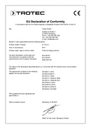 декларація про відповідність Тепловізор IC125LV (INT)