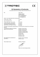 декларація відповідності стандартам ЄС Комерційний осушувач TTK 120 S (INT)