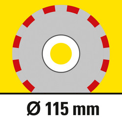 Діаметр сегментного диска 115 мм