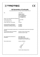 Konformitätserklärung Druckschalter TDP DSA (INT)