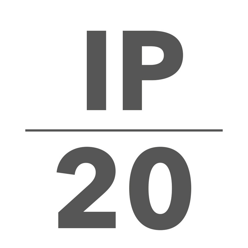 Ступінь захисту IP20