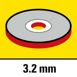 Товщина диска 2,5 мм