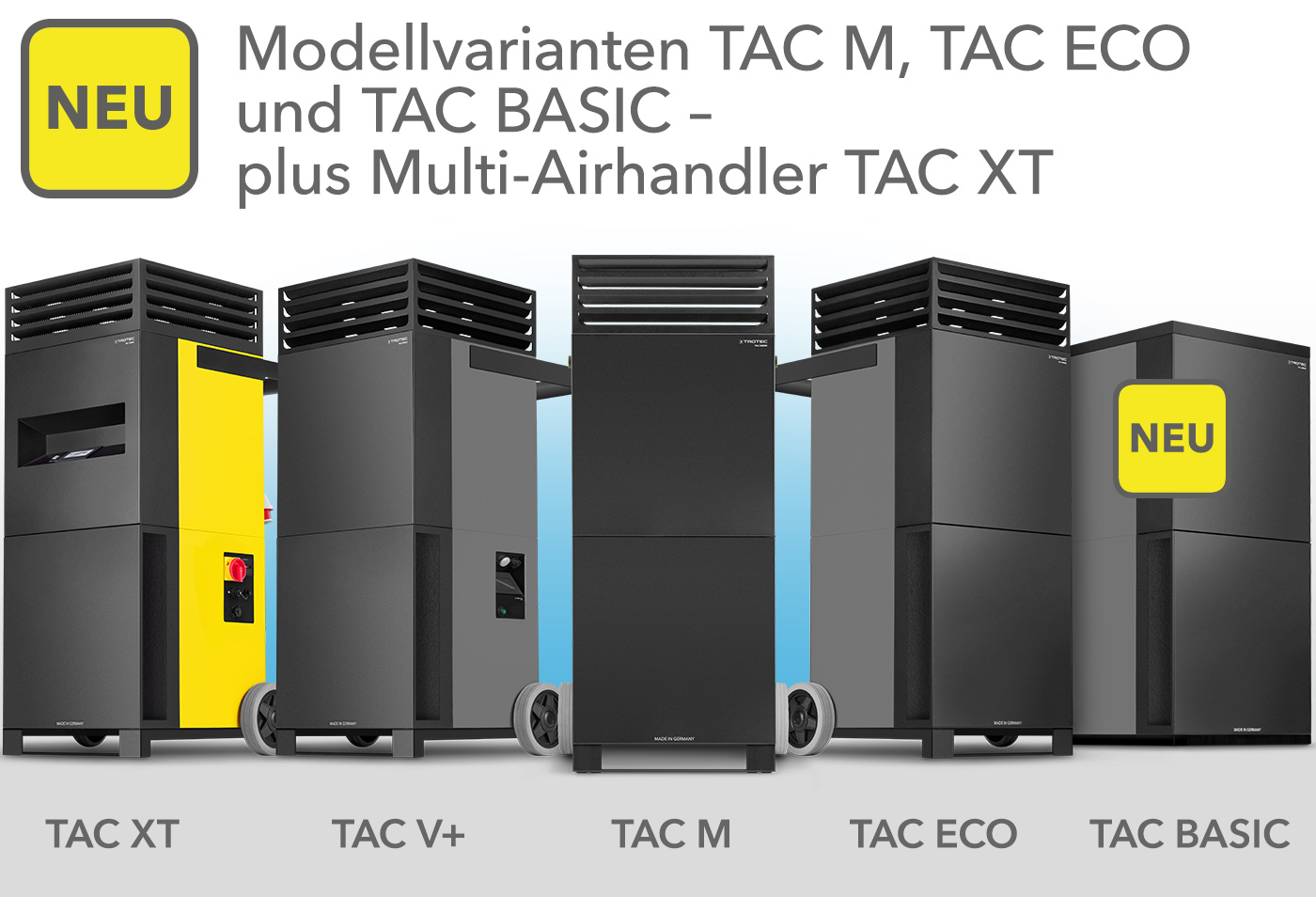 Варіанти моделей TAC M і TAC ECO