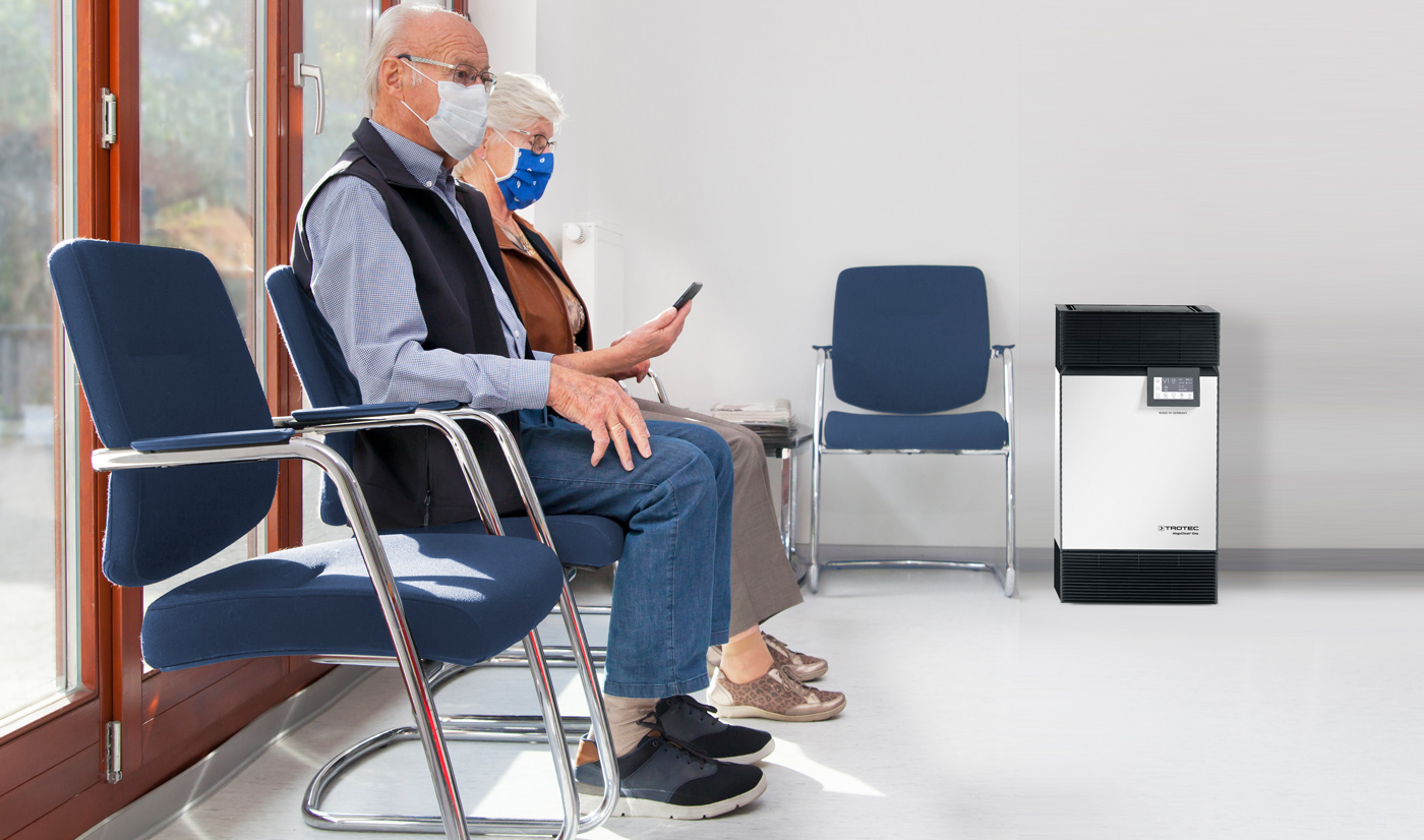 Високоефективний очищувач повітря AirgoClean® One для невеликих кабінетів і залів очікування
